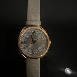 Swarovski Rose Gold and Silver Watch